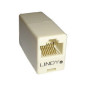 Lindy 60184 adattatore per inversione del genere dei cavi RJ45 Bianco