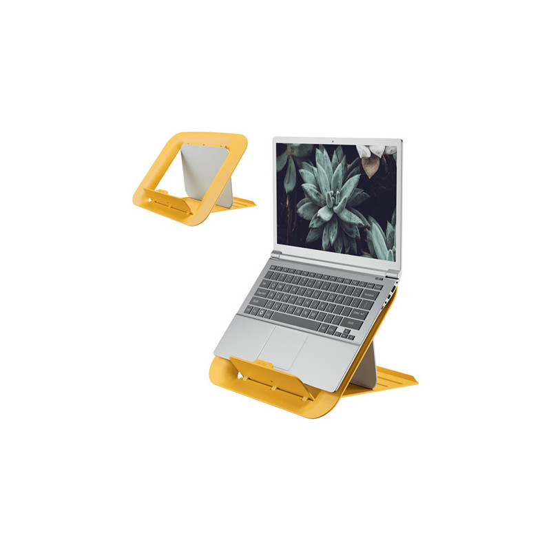 Leitz Ergo Cosy Supporto per computer portatile Giallo 43,2 cm (17")