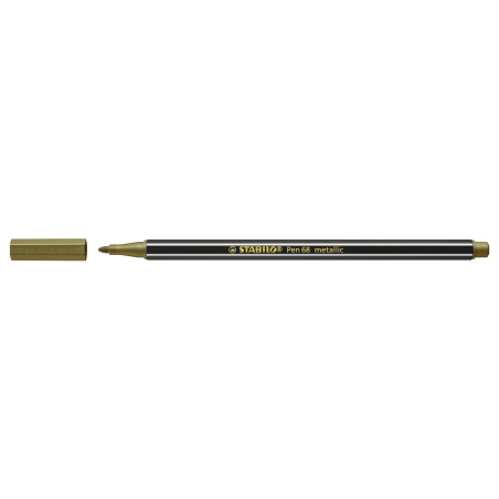 STABILO Pen 68 metallic marcatore Medio Oro 1 pz