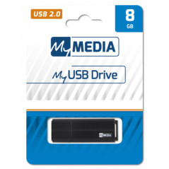 MyMedia MyUSB Drive unità flash USB 8 GB USB tipo A 2.0 Nero