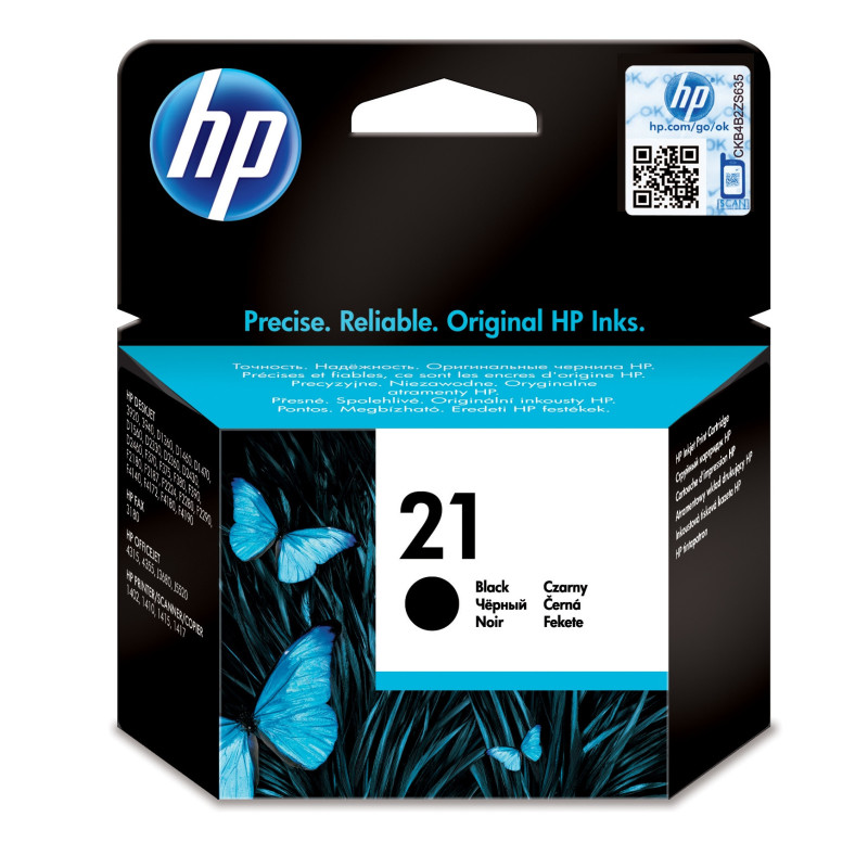 HP Cartuccia originale inchiostro nero 21