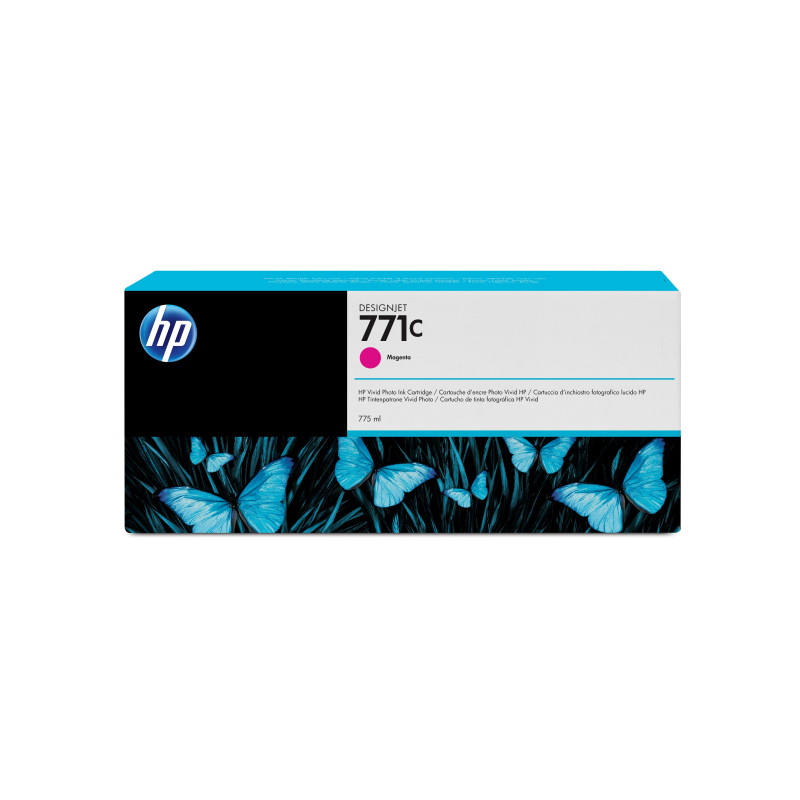 HP Cartuccia inchiostro magenta DesignJet 771C, 775 ml