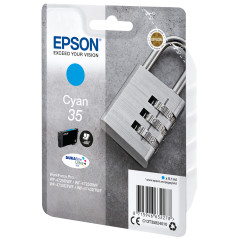 Epson Padlock Singlepack Cyan 35 DURABrite Ultra Ink