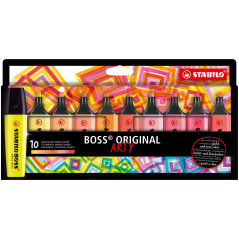 STABILO BOSS ORIGINAL evidenziatore 10 pz Punta smussata Multicolore