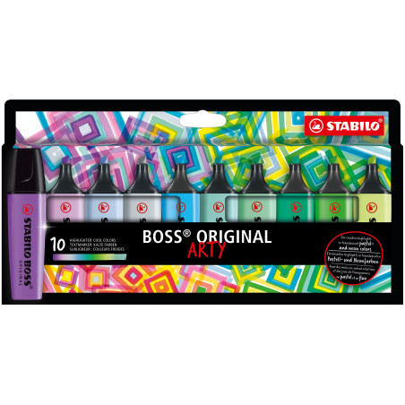 STABILO BOSS ORIGINAL evidenziatore 10 pz Punta smussata Multicolore