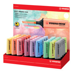 STABILO BOSS ORIGINAL Pastel evidenziatore 45 pz Punta smussata Multicolore