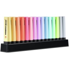 STABILO Boss Original Pastel evidenziatore 15 pz Punta smussata Multicolore