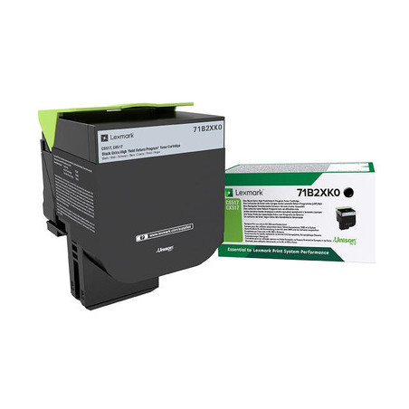 Lexmark 71B2XK0 cartuccia toner 1 pz Originale Nero