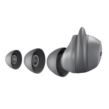 Lindy LE400W Auricolare Wireless In-ear Musica/Giornaliera USB tipo-C Bluetooth Grigio