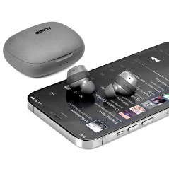 Lindy LE400W Auricolare Wireless In-ear Musica Giornaliera USB tipo-C Bluetooth Grigio