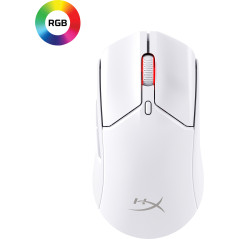 HyperX Pulsefire Haste 2 – Mouse da gaming wireless (bianco)