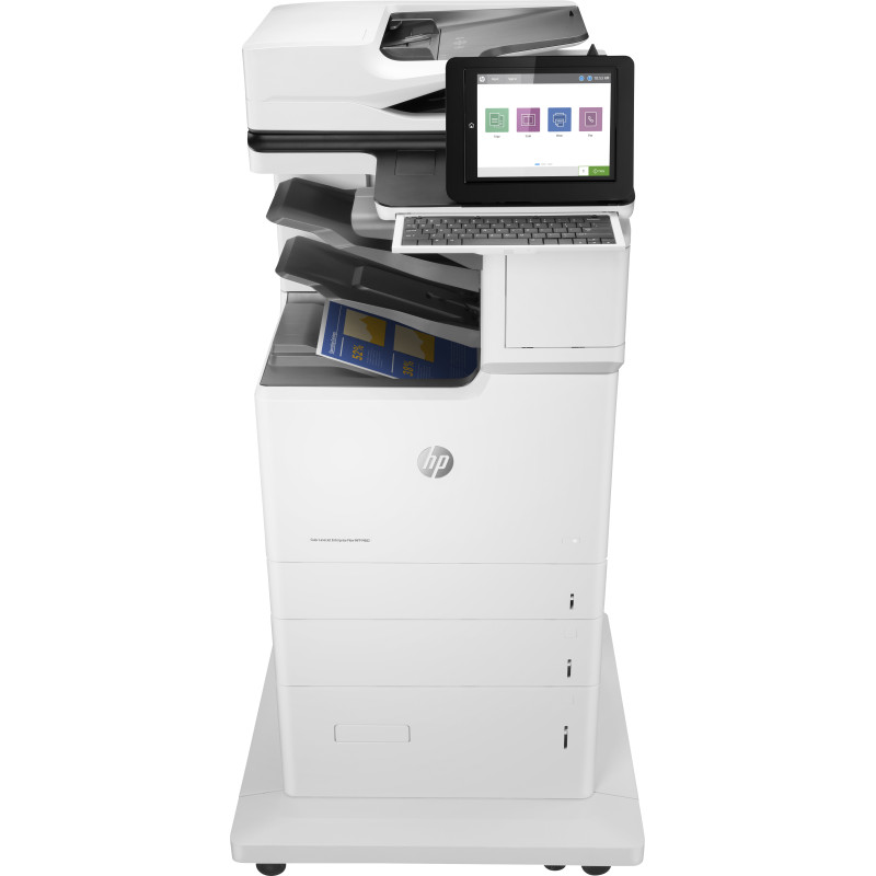 HP Color LaserJet Enterprise Flow Stampante multifunzione M682z, Stampa, copia, scansione, fax