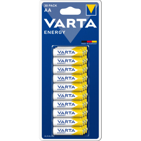 Varta ENERGY AA Blister 30 Batteria monouso Stilo AA Alcalino