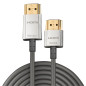 Lindy 41675 cavo HDMI 3 m HDMI tipo A (Standard) Grigio