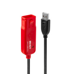 Lindy 42782 cavo USB 12 m USB 2.0 USB A Nero