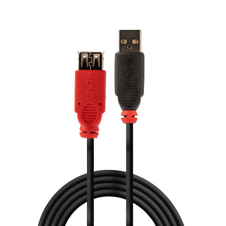 Lindy 42817 cavo USB 5 m USB 2.0 USB A Nero