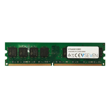 V7 1GB DDR2 PC2-6400 800Mhz DIMM Desktop Módulo de memoria - V764001GBD