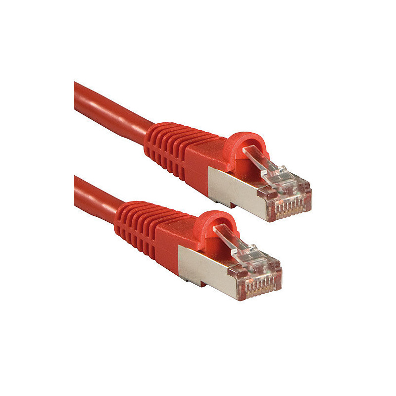 Lindy Cat.6 S/FTP 1m cavo di rete Rosso Cat6 S/FTP (S-STP)