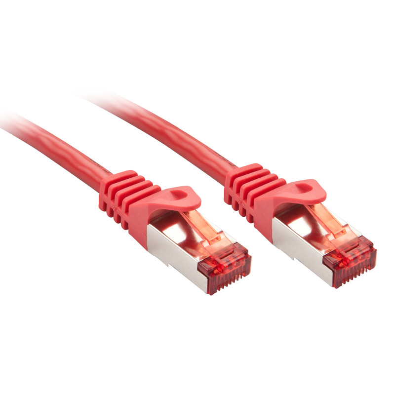 Lindy 1.5m Cat.6 RJ-45 cavo di rete Rosso 1,5 m Cat6 S/FTP (S-STP)