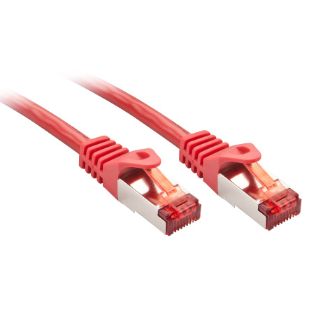 Lindy 1.5m Cat.6 RJ-45 cavo di rete Rosso 1,5 m Cat6 S FTP (S-STP)