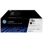 HP Confezione da 2 cartucce originali di Toner nero LaserJet 78A