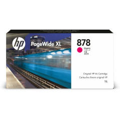 HP Cartuccia d'inchiostro 878 PageWide XL magenta da 1 litro