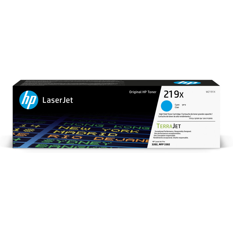 HP Cartuccia toner originale ad alta capacità LaserJet 219X giallo