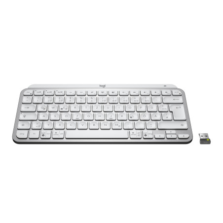 Logitech Mx Keys Mini For Business tastiera Ufficio RF senza fili + Bluetooth QWERTZ Tedesco Grigio