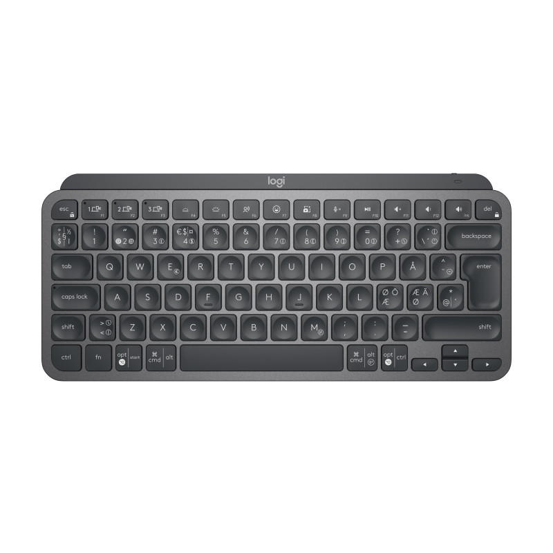 Logitech Mx Keys Mini For Business tastiera Ufficio RF senza fili + Bluetooth QWERTY Nordic Grafite