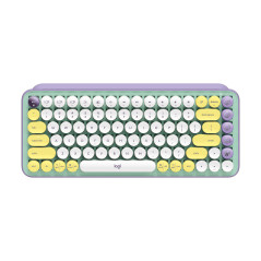 Logitech POP Keys Wireless Mechanical Keyboard With Emoji Keys tastiera Universale Bluetooth AZERTY Francese Colore menta