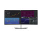 DELL UltraSharp U3824DW LED display 95,2 cm (37.5") 3840 x 1600 Pixel Wide Quad HD+ LCD Nero, Argento