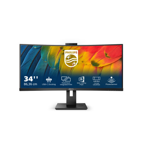 Philips 5000 series 34B1U5600CH/00 LED display 86,4 cm (34") 3440 x 1440 Pixel Wide Quad HD LCD Nero