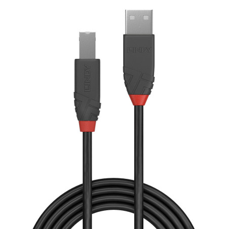 Lindy 36676 cavo USB 7,5 m USB 2.0 USB A USB B Nero