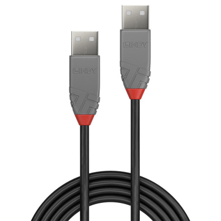 Lindy 36690 cavo USB 0,2 m USB 2.0 USB A Nero