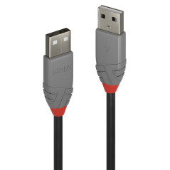 Lindy 36695 cavo USB 5 m USB 2.0 USB A Nero