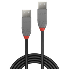 Lindy 36695 cavo USB 5 m USB 2.0 USB A Nero