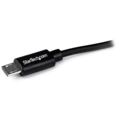 StarTech.com Caricatore da auto a doppia presa con cavo Micro-USB piu porta USB - Alta potenza ( 21 Watt   4.2A ) - Nero