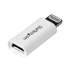 StarTech.com Adattatore connettore Micro USB a Apple Lightning a 8 pin per iPhone   iPad   iPod - Bianco