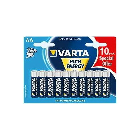 Varta High Energy AA 10-pack Batteria monouso Alcalino