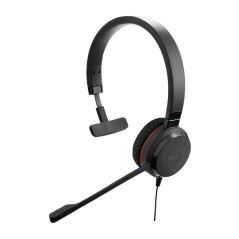 Jabra Evolve 20SE MS Mono Auricolare Cablato A Padiglione Ufficio USB tipo A Nero