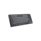 Logitech MX Mini Mechanical tastiera Ufficio RF senza fili + Bluetooth QWERTY Danese, Finlandese, Norvegese, Svedese Grafite,