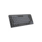 Logitech MX Mini Mechanical tastiera Ufficio RF senza fili + Bluetooth AZERTY Francese Grafite, Grigio