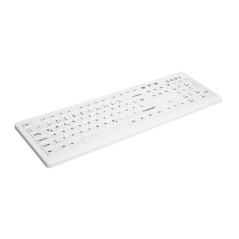 CHERRY AK-C8100F-UVS-W GE tastiera Medico USB QWERTZ Tedesco Bianco