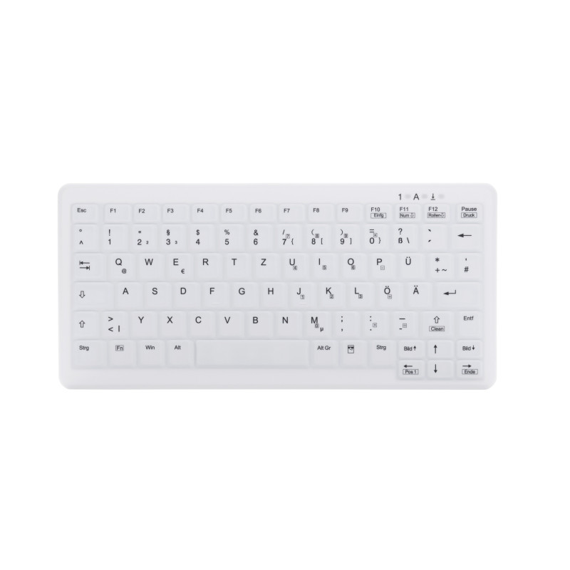 CHERRY AK-C4110 tastiera Medico RF Wireless QWERTZ Tedesco Bianco