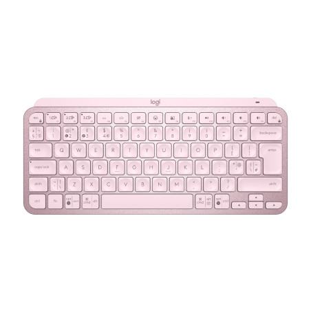 Logitech MX Keys Mini tastiera Universale RF senza fili + Bluetooth QWERTY Inglese Rosa