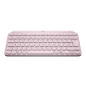 Logitech MX Keys Mini tastiera Universale RF senza fili + Bluetooth QWERTY Inglese Rosa