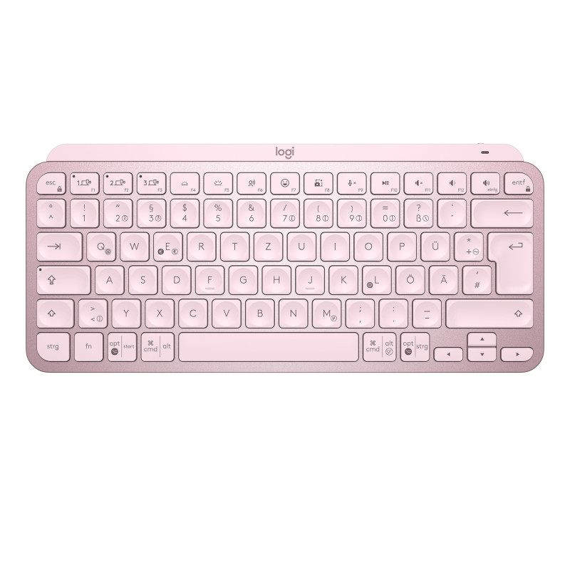 Logitech MX Keys Mini tastiera Ufficio RF senza fili + Bluetooth QWERTY Inglese Rosa