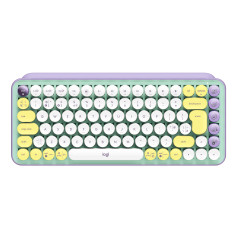 Logitech POP Keys Wireless Mechanical Keyboard With Emoji Keys tastiera Universale Bluetooth QWERTY Inglese Colore menta