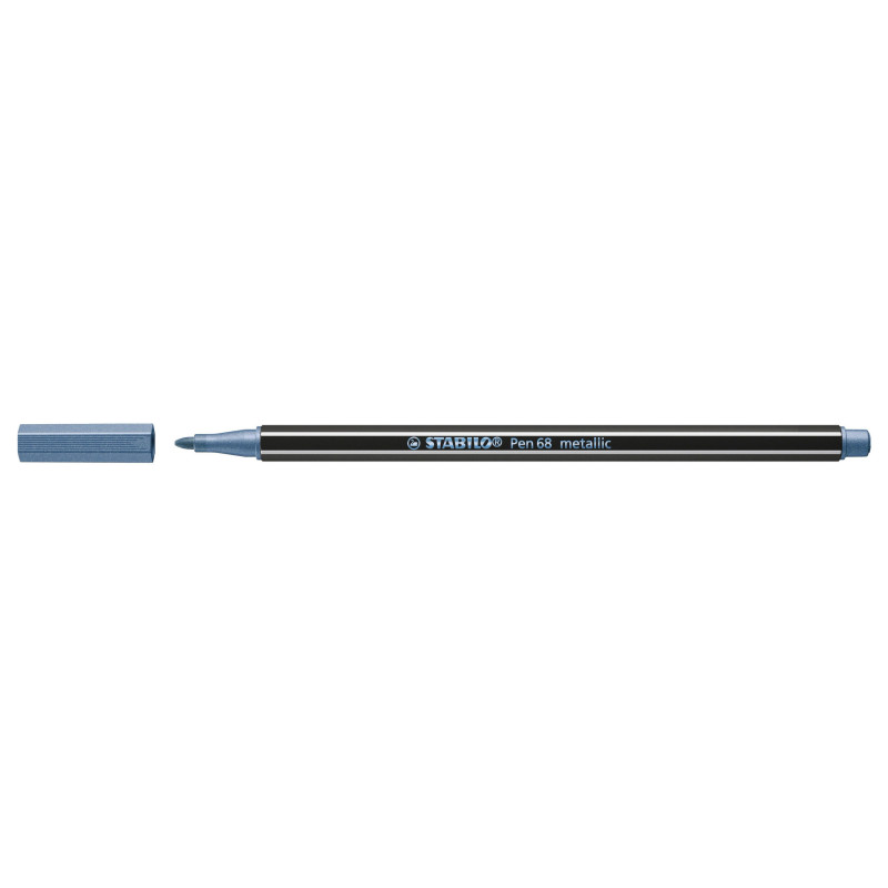 STABILO Pen 68 metallic marcatore Medio Blu 1 pz