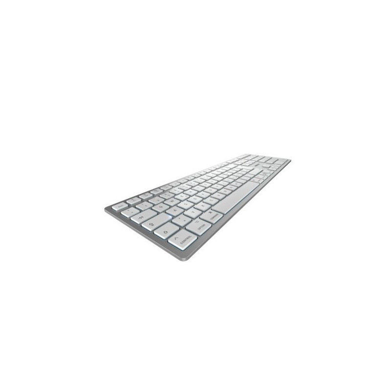 CHERRY KW 9100 SLIM FOR MAC tastiera Universale USB + Bluetooth QWERTY Inglese Argento